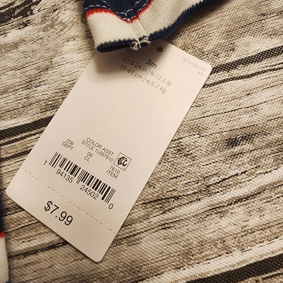 Just One You by Carters Whale zip up sleeper. Size 3 months. - Picture 2 of 3